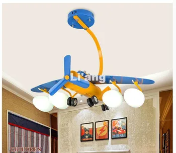 Ücretsiz kargo Modern uçak çocuk yatak odası karikatür yüzeye monte tavan ışıkları L70cm Modern çocuk tavan lambaları E27 aydınlatma  10