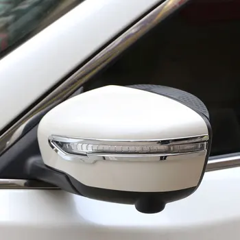 Jameo Oto Araba Krom dikiz aynası Koruma Şeritleri Dikiz Aynası Trim Çıkartmalar Nissan X-trail için T32 Qashqai J11 Parçaları  10