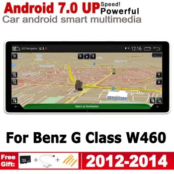 Android 7.0 up Araba radyo GPS multimedya oynatıcı Mercedes Benz G Sınıfı W460 2012~2014 NTG Navigasyon 2G + 16G HD Ekran WiFi BT  10