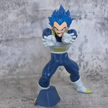 Anime dragon topu Süper Saiyan Mavi Saç Vegeta Süper Saiyan Tanrı PVC Action Figure Koleksiyon Model 21 cm  10