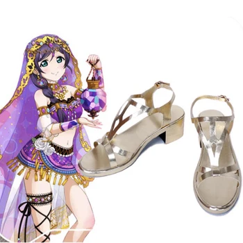Anime Aşk Canlı Cosplay ayakkabı Botları Dansçılar Nozomi Tojo Cosplay Ayakkabı Cadılar Bayramı Partisi Günlük Eğlence Oyunu Cosplay Ayakkabı  5