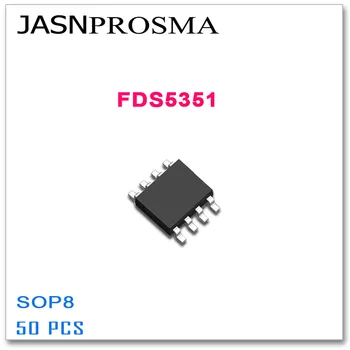 JASNPROSMA FDS5351 SOP8 50 ADET 60 V 6.1 A N-Kanal 5351 Yüksek kaliteli FDS  10