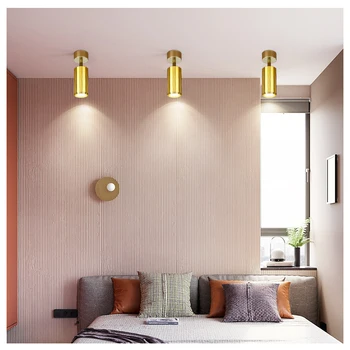 Modern LED tavan ışıkları alüminyum tavan lambası açısı ayarlanabilir tavan aydınlatma yatak odası oturma odası mutfak dükkanı dekor  10