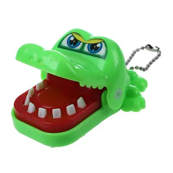 Anahtarlık Yeşil ile Yeni Oyuncak Timsah Diş Hekimi Bite  2