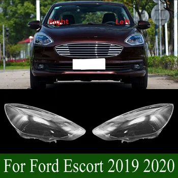Ford Escort 2019 için 2020 Yüksek Far Şeffaf Kapak Lamba Kapağı Far Kabuk Lens Yerine Orijinal Abajur Pleksiglas  10