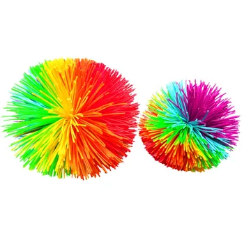 6cm 9cm Renkli Kauçuk Tel Topu Oyuncaklar Çocuklar İçin Anti-Stres Sıkı Topu çocuk Yenilik Oyuncaklar Komik Kauçuk Oyuncak Top  4