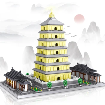 Myvision 5721 ADET Şehir Çin Mini Minggu Yapı Modeli Yapı Taşları Klasik Saray oyuncak inşaat blokları çocuk Hediyeleri  4