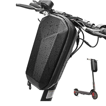 Yeni Scooter Çantası PU Su Geçirmez Bisiklet Çantası Büyük Kapasiteli Elektrikli Kaykay Ön Çanta Sürme saklama çantası Bisiklet Aksesuarları  10