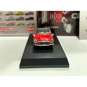 1/64 Kyosho Alaşım Araba Modeli Honda S800 Kırmızı Klasik Cabrio Japon Küçük Spor Araba  5
