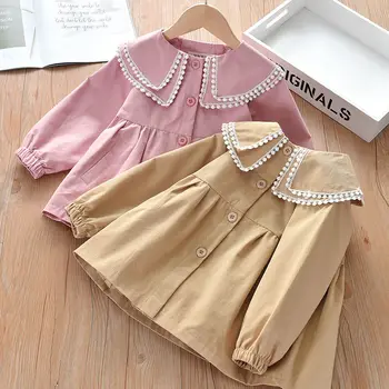 2021 yeni bahar sonbahar / kış / yaz Kız Çocuk Erkek gömlek rahat sevimli bebek Giysileri Çocuk Giyim  10