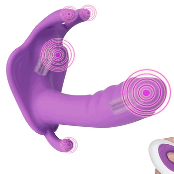 Kablosuz Uzaktan Külot Yapay Penis Vibratör Giyilebilir Kelebek Anal Vibratör Vajinal Anüs Stimülatörü Kadın Mastürbasyon Seks Oyuncakları  10