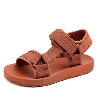 Erkek Sandalet çocuk sandaletleri Çocuk ayakkabıları Kauçuk okul ayakkabısı Nefes Burnu açık Rahat Erkek Sandalet  10