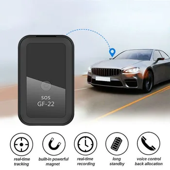 Ses kaydedici ile GPS araç takip cihazı Gerçek zamanlı konum GPS raporları ile araçlar arabalar kamyonlar için manyetik izci  5