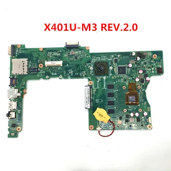 Yüksek Kaliteli Anakart Asus X401U Laptop Anakart X401U-M3 REV.2. 0 DDR3 14 İNÇ 4GB RAM İle 100 % Tamamen İyi Çalışıyor  10
