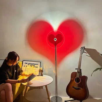 Aşk kalp projeksiyon lambası Usb Powered masa lambaları Modern yaratıcı yatak odası gece Lambası romantik ortam ışıkları sanat ev dekor D  10