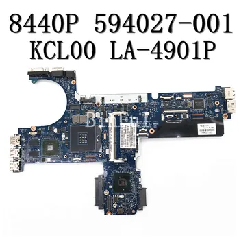 HP için anakart 8440P KCL00 LA-4901P Laptop anakart 594027-001 594027-501 594027-601 NVS 3100M DDR3 %100 % Tam Test TAMAM  10