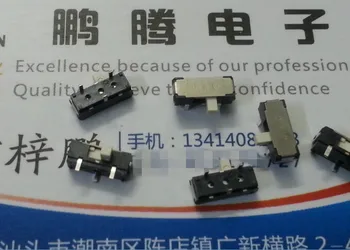 10 Adet / grup Tayvan Yuanda çekme anahtarı düz fiş 3 ayak dikey çift sıra 2 dişli slayt anahtarı yan arama  3