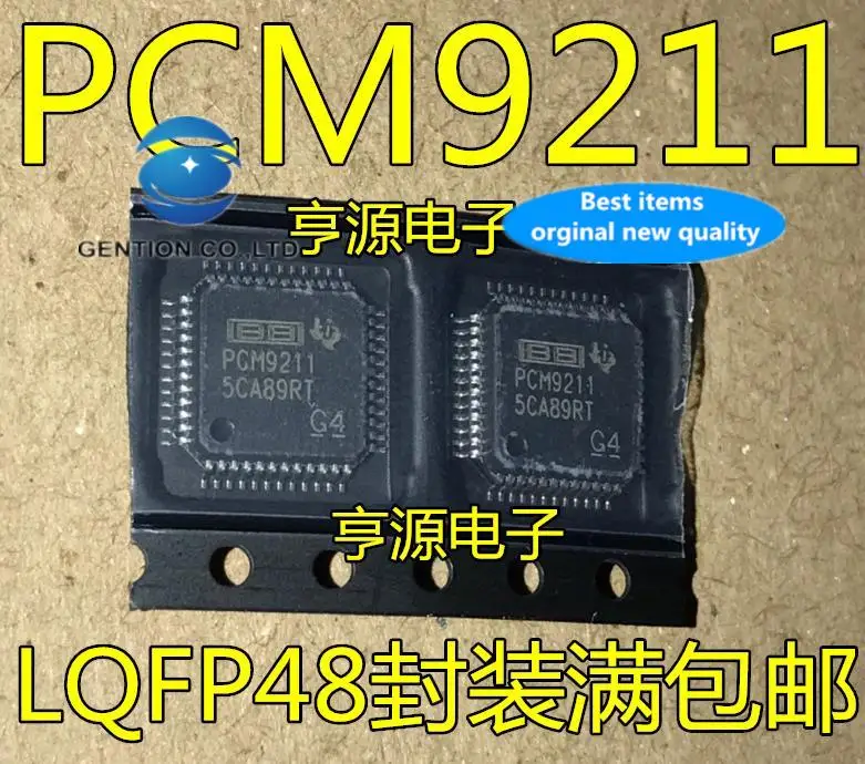 5 adet 100 % orijinal yeni PCM9211PTR PCM9211 ses işleme IC çip SMD LQFP-48