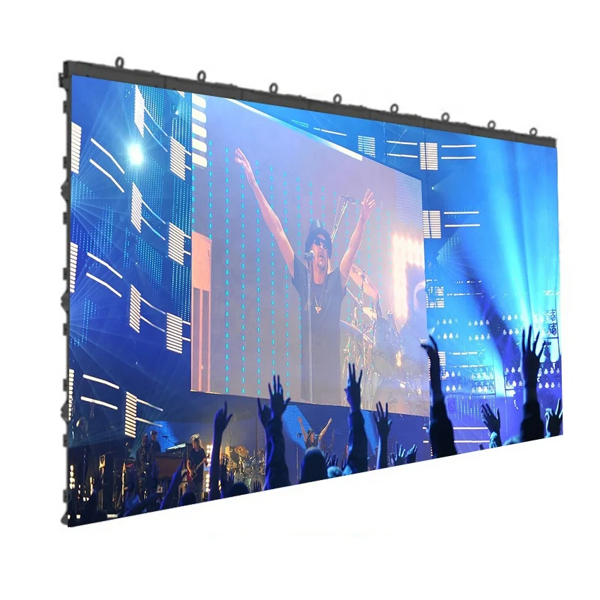 Konser Etkinlikleri için P2.976 P3.91 P4. 81 Tam Renkli Kiralık Kapalı Led Ekran 500*1000mm