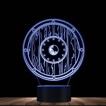 Dreamcatcher LED 3D Illusion Gece Lambası Mutlak Simetri Görüntü Dairesel Tasarım İşıklı Masa Dekoratif Lamba Hediye Kızlar İçin  10