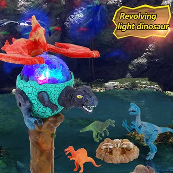 Jurassic yaş Dinozorlar Ücretsiz teslimat hediye veren elektrikli döner ışıklar dinozor müzik çubukları çocuk hediye ve patlama oyuncak  10