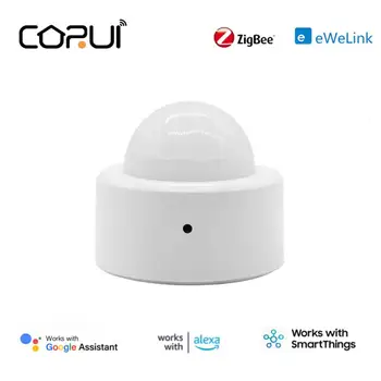 CORUİ eWeLink Zigbee3. 0 İnsan Vücudu Sensörü Mini Akıllı Vücut Hareket Sensörü Kullanımı İçin Ağ Geçidi İle Smartthings Alexa Google Ev  5
