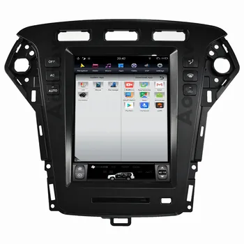 AOONAV 10.4 inç araba GPS Radyo GPS navigasyon FORD-mondeo / fusion mk4 2007-2011 DVD oynatıcı Android 9.0 dikey ekran  10
