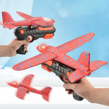 Köpük Uçak Başlatıcısı EPP Kabarcık Uçaklar Planör El Atmak Mancınık oyuncak uçak Çocuklar için Mancınık Silahlar Uçak Çekim Oyunu Oyuncak  10