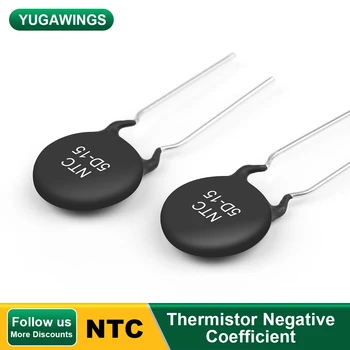 10 Adet NTC Termistör Negatif Sıcaklık Katsayısı 2.5 D 5D 8D 10D 16D 20D 33D 47D 7 9 11 13 15 20 25 3D-15 Değişken Direnç  0