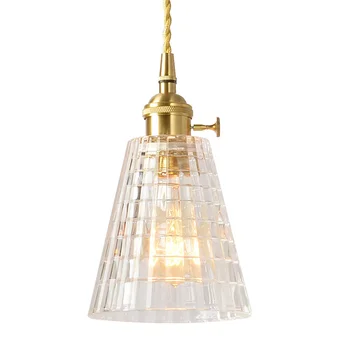 ıskandinav led kristal cam küre avizeler tavan vintage lamba tavan dekorasyonu e27 kolye ışık lüks tasarımcı  10