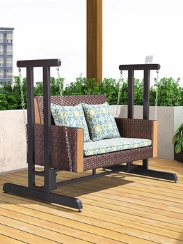 Dış mekan sallanan koltuk ev avlu salıncak açık çift eğlence avlu bahçe balkon salıncağı sandalye  10
