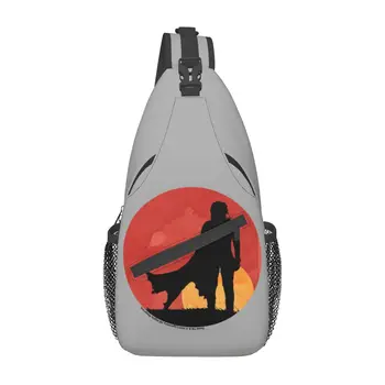 Liet Kynes Sharon Dune Günbatımı omuz çantaları Film Moda Göğüs Çantası Erkekler Telefon Motosiklet tek kollu çanta Motosiklet Özel Küçük Çanta  10