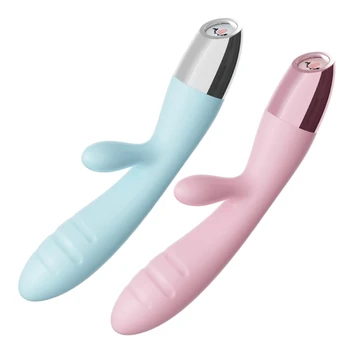 A6HF 10 Frekans Tavşan G Spot Vibratör Şarj Edilebilir Masaj Stimumator Yetişkin Seks Oyuncak Kadın Çiftler için  10