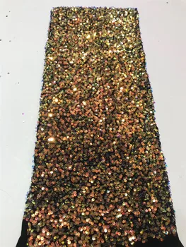 Afrika Pullu Dantel Kumaş 2021 Yüksek Kaliteli Fransız Dantel Kumaş Nijerya Tül Dantel Kumaş düğün elbisesi ZX3679  4