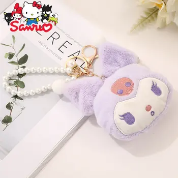 1 Adet Karikatür Sanrio Melodi Kuromi Hello Kitty Cinnamoroll Bebek Kolye Anahtarlık Doğum Günü Anahtar Toka Hediye Aksesuarları 9.5 * 8.5 cm  10