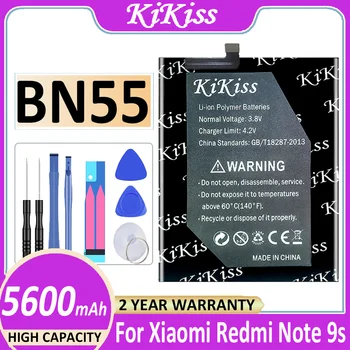 KiKiss Pil BN62 BN55 BN54 Yedek Pil Xiaomi Redmi için Not 9 S Not 9 S Note9S / Not 9 4G / not 9 5G 10X4G Piller  10