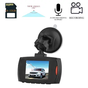Promosyon yüksek kalite Araba DVR G30L Araba Kamera Kaydedici Dash kamera G-sensor IR Gece Görüş 2.4 inç  5
