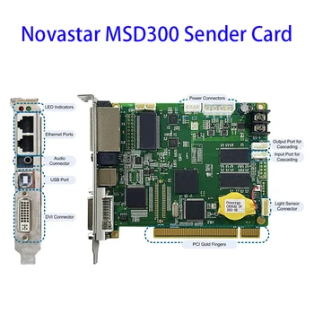 Novastar MSD300 LED Ekran Gönderen Kartı Novastar Led Gönderme kartı Ekran Kontrol Sistemi Kartı Led Video Duvar Denetleyicisi  0