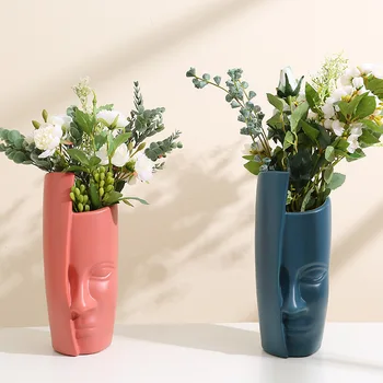 Iskandinav yüzey vazo plastik vazo modern minimalist topraksız çiçek düzenleme ev dekorasyon aksesuarları  10