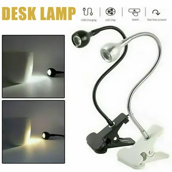 LED Kelepçe masa lambası Esnek USB Klip Hafif Okuma Lambası Yatak Başlığı Ev Kitap ışık Başucu Lambası gaz  10