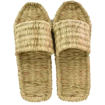 Xiangxi, Hunan, Çin'de ev ve dış mekan çok fonksiyonlu hasır sandaletler için geleneksel el yapımı hasır sandaletler  10