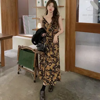 2022 kadın Elbise Sonbahar Yeni Vintage Mizaç Dantel Kenar Parçalanmış Çiçekler Slim Fit İçinde Ücretsiz Kargo  5