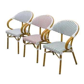 2021 Ucuz Rattan dış mekan mobilyası Rattan / Hasır Mobilya Setleri Bahçe Masa ve Sandalye Seti  10